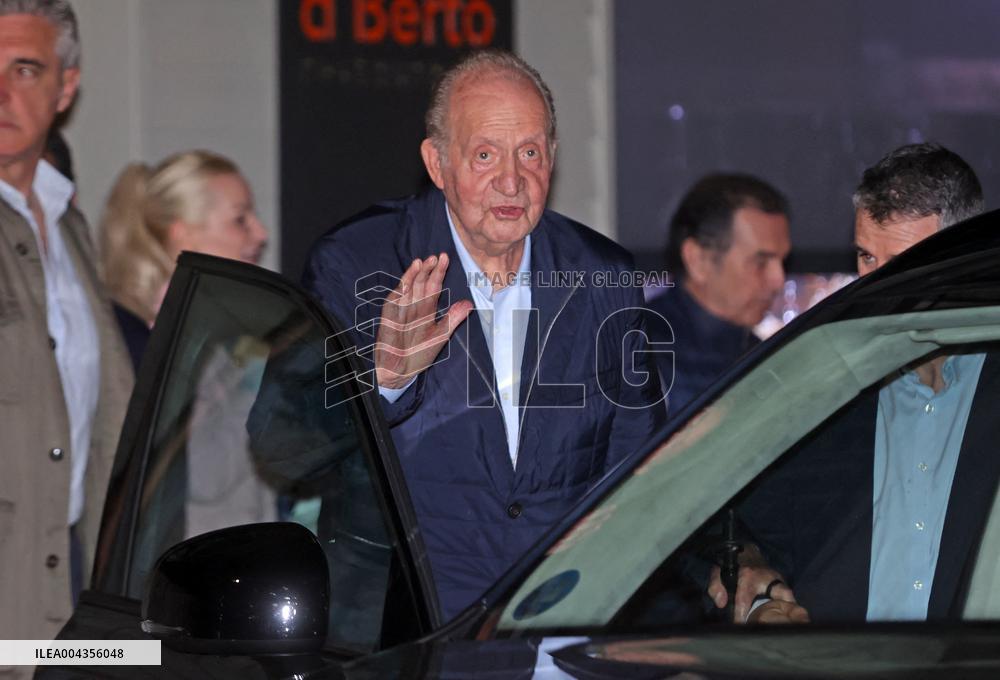 Juan Carlos and Pedro Campos Dinner - Sanxenxo