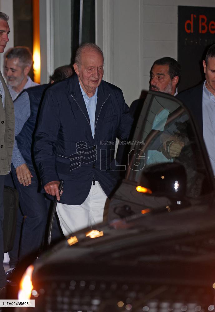 Juan Carlos and Pedro Campos Dinner - Sanxenxo