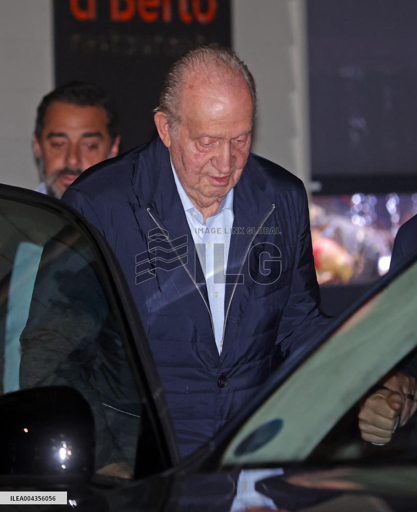 Juan Carlos and Pedro Campos Dinner - Sanxenxo