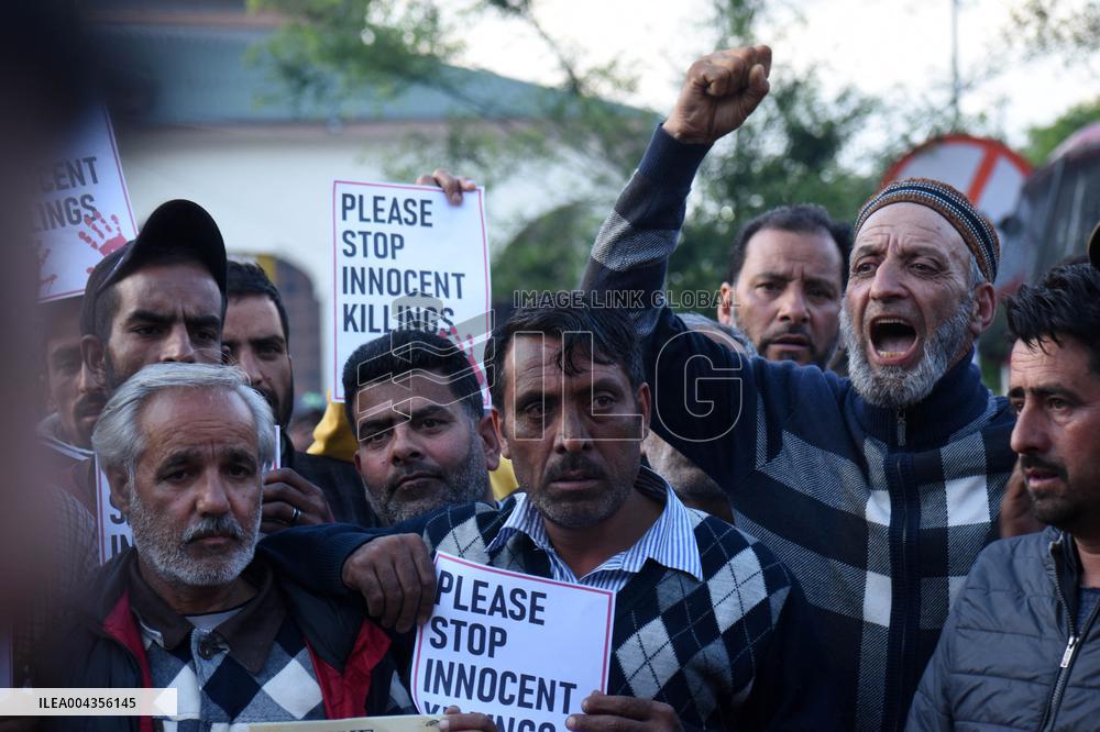 Protest After Pahalgam Massacre Where Least 26 Killed - India