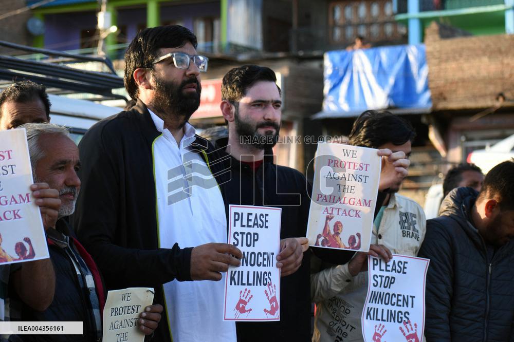 Protest After Pahalgam Massacre Where Least 26 Killed - India