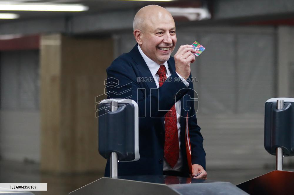 Opening Of The Mexico City Metro New Line 1 - Mexico