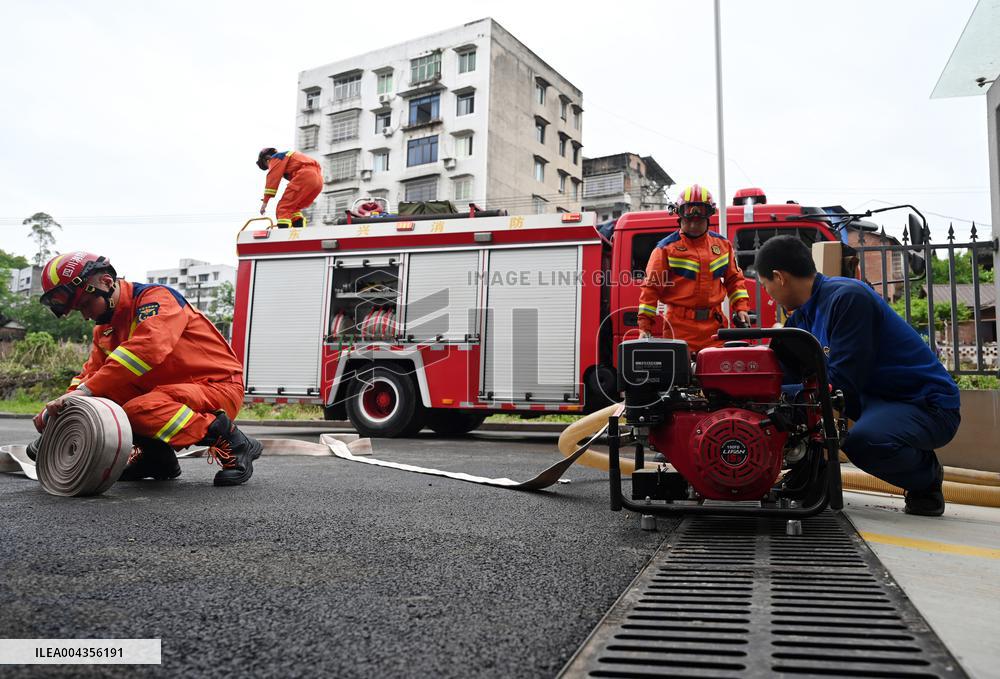 Mountain Flood Disaster Prevention Drill in Neijiang