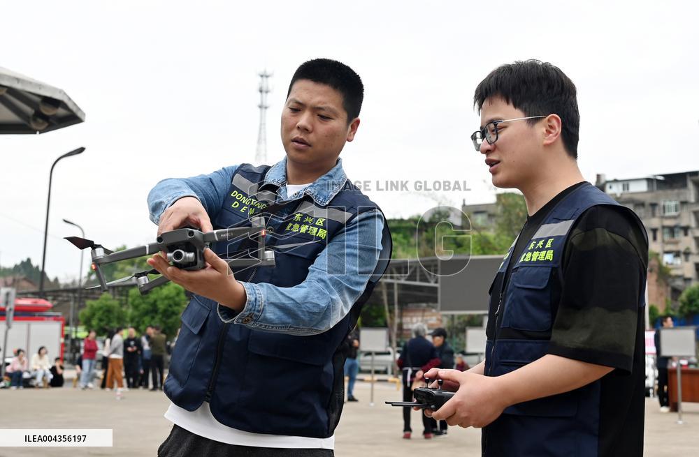 Mountain Flood Disaster Prevention Drill in Neijiang
