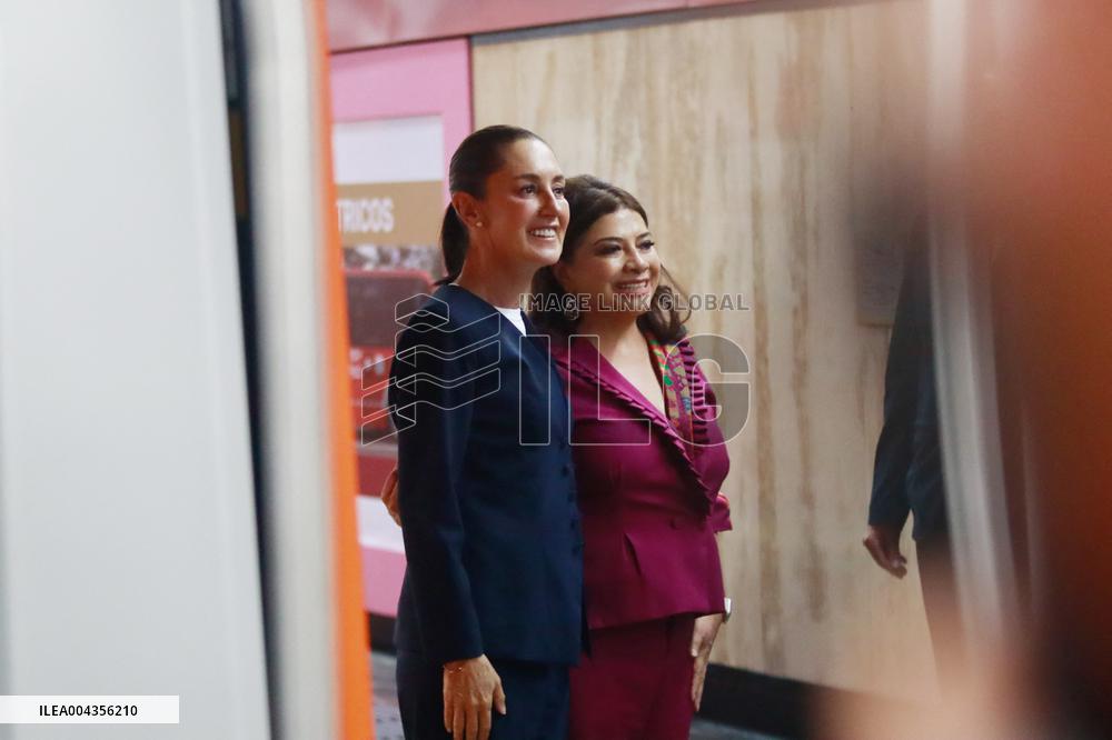 Opening Of The Mexico City Metro New Line 1 - Mexico