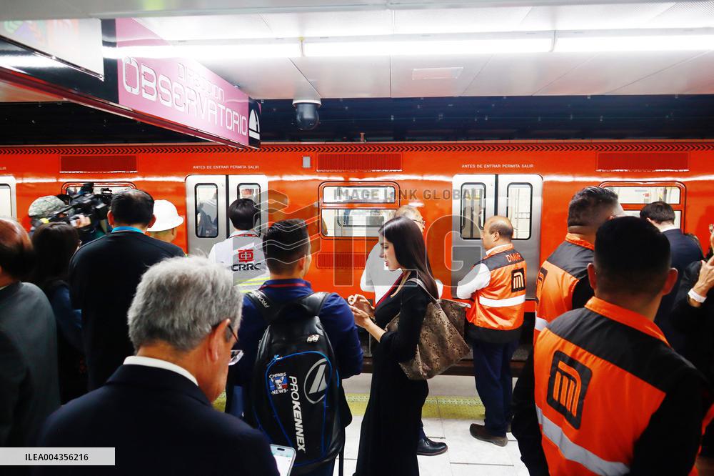 Opening Of The Mexico City Metro New Line 1 - Mexico