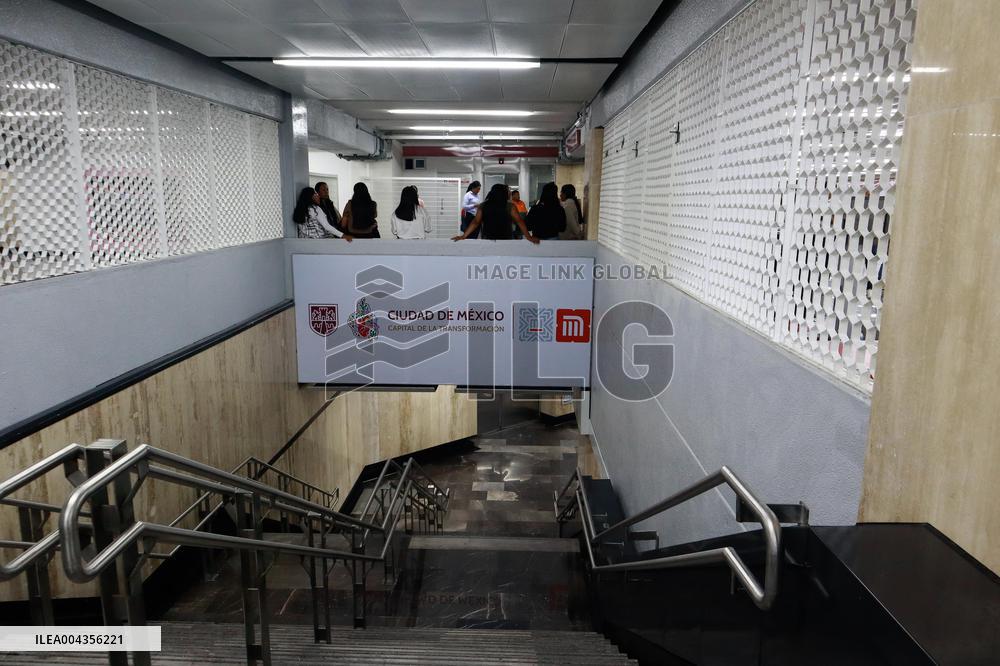 Opening Of The Mexico City Metro New Line 1 - Mexico