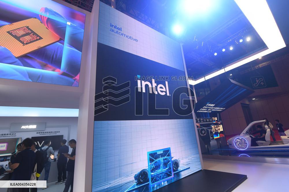 Intel Booth at the 2025 Shanghai Auto Show