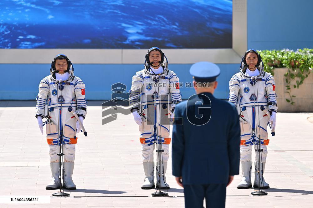 Send-Off Ceremony for Shenzhou-20 Astronauts - China