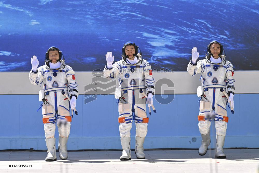 Send-Off Ceremony for Shenzhou-20 Astronauts - China
