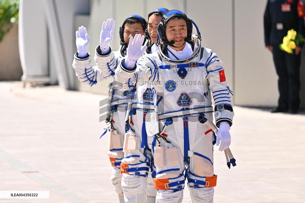 Send-Off Ceremony for Shenzhou-20 Astronauts - China