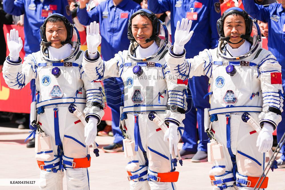 Send-Off Ceremony for Shenzhou-20 Astronauts - China