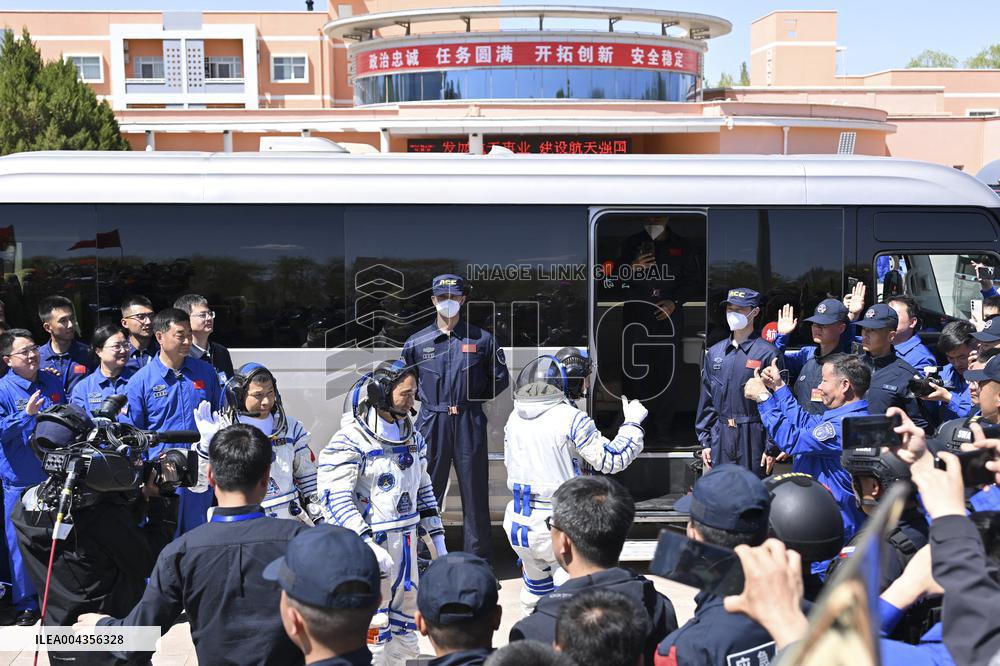 Send-Off Ceremony for Shenzhou-20 Astronauts - China