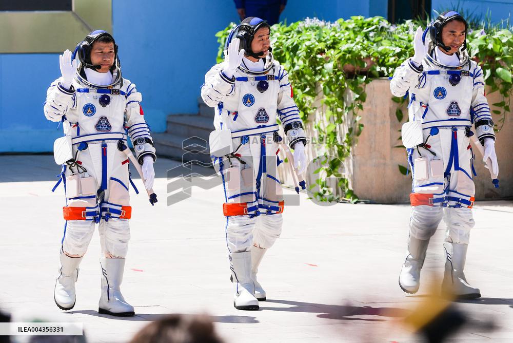 Send-Off Ceremony for Shenzhou-20 Astronauts - China
