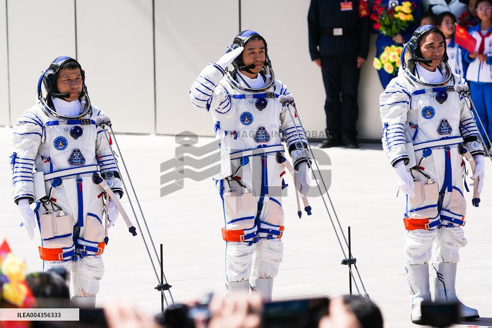 Send-Off Ceremony for Shenzhou-20 Astronauts - China