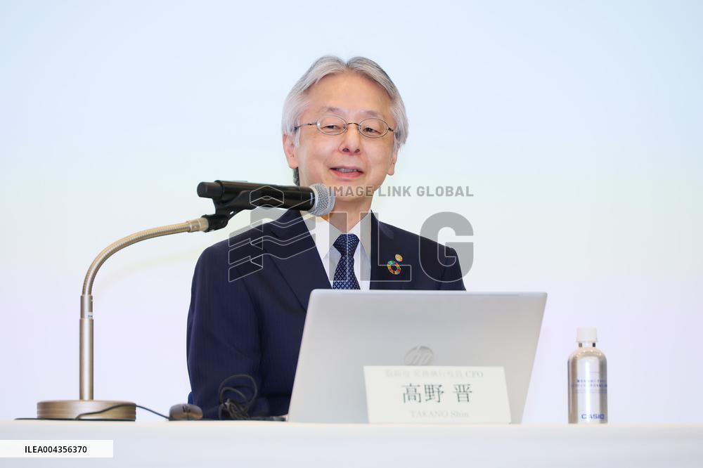 Casio Computer Co., Ltd. president change press conference