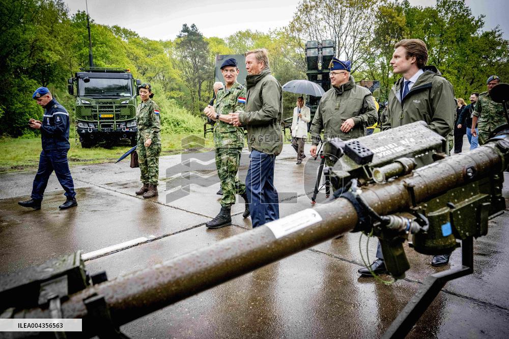 King Willem-Alexander Visits Armed Forces - Netherlands