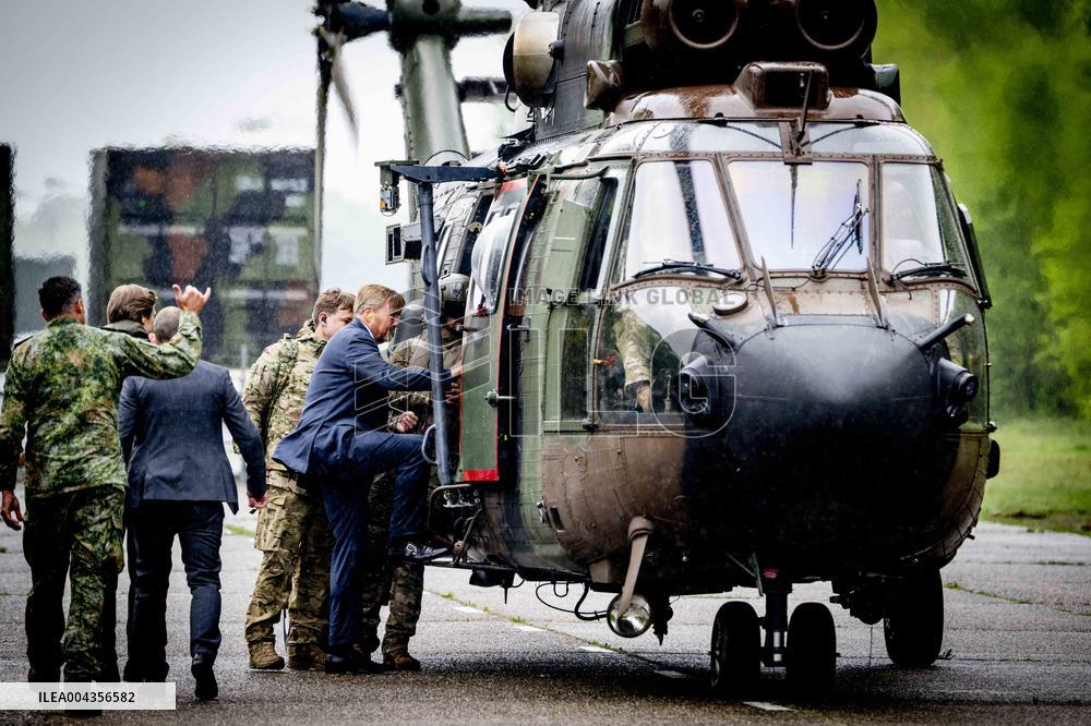 King Willem-Alexander Visits Armed Forces - Netherlands