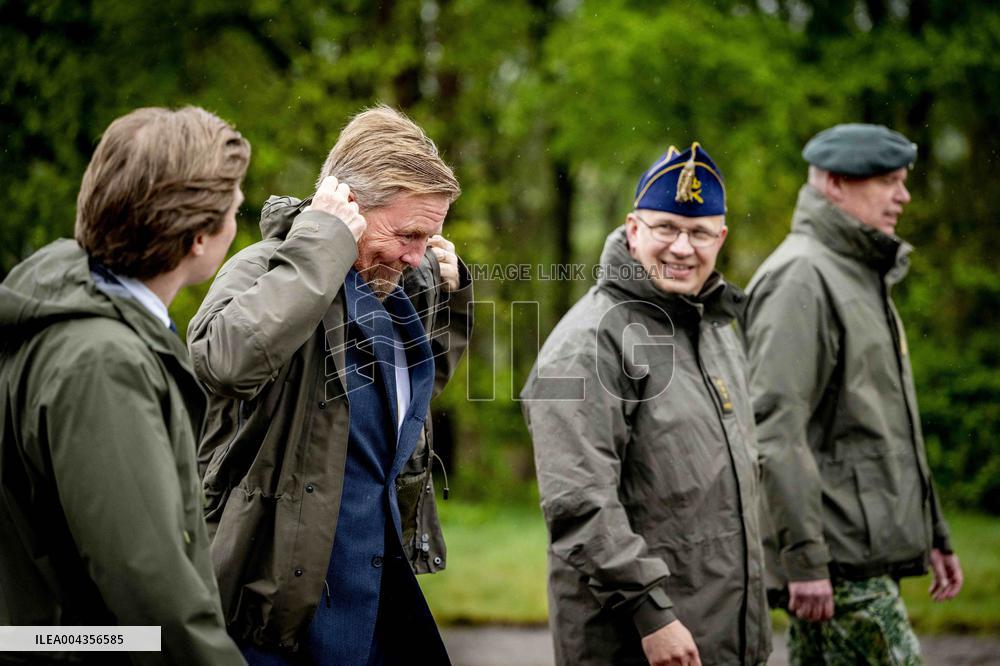 King Willem-Alexander Visits Armed Forces - Netherlands