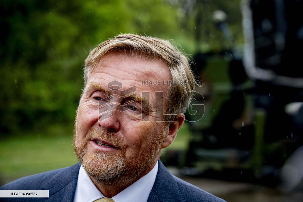 King Willem-Alexander Visits Armed Forces - Netherlands