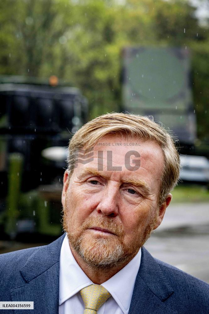 King Willem-Alexander Visits Armed Forces - Netherlands