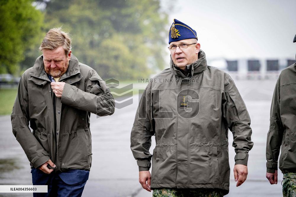 King Willem-Alexander Visits Armed Forces - Netherlands