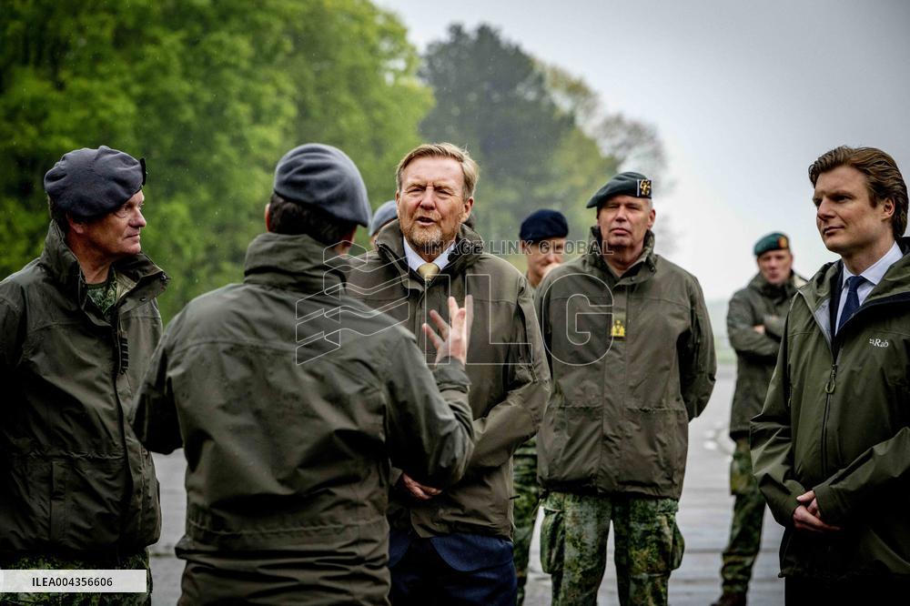 King Willem-Alexander Visits Armed Forces - Netherlands