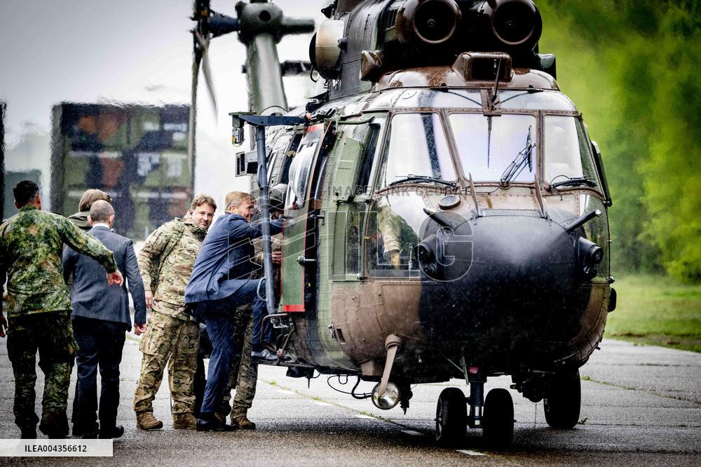 King Willem-Alexander Visits Armed Forces - Netherlands
