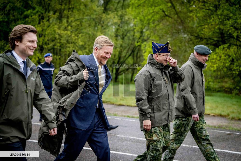 King Willem-Alexander Visits Armed Forces - Netherlands