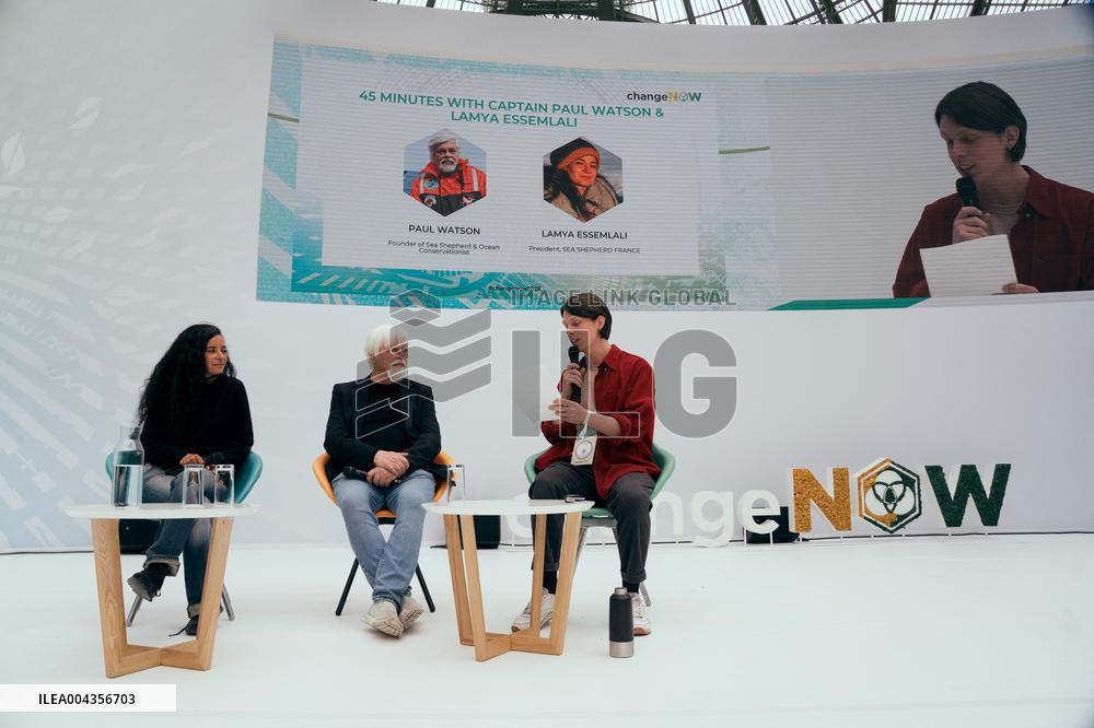 Paul Watson at the Change Now Summit - Paris AJ