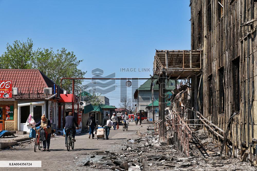 Pokrovsk destroyed by Russian shelling