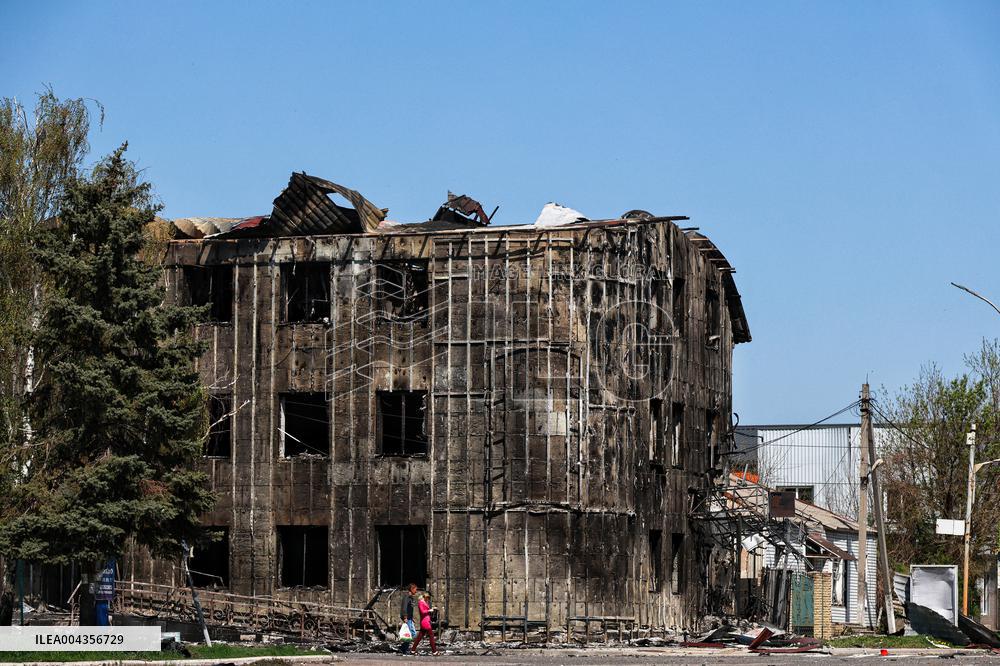 Pokrovsk destroyed by Russian shelling