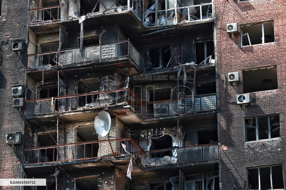 Pokrovsk destroyed by Russian shelling