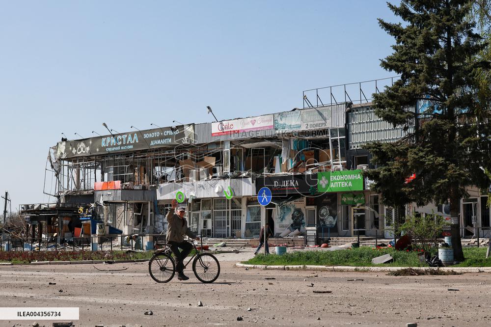 Pokrovsk destroyed by Russian shelling