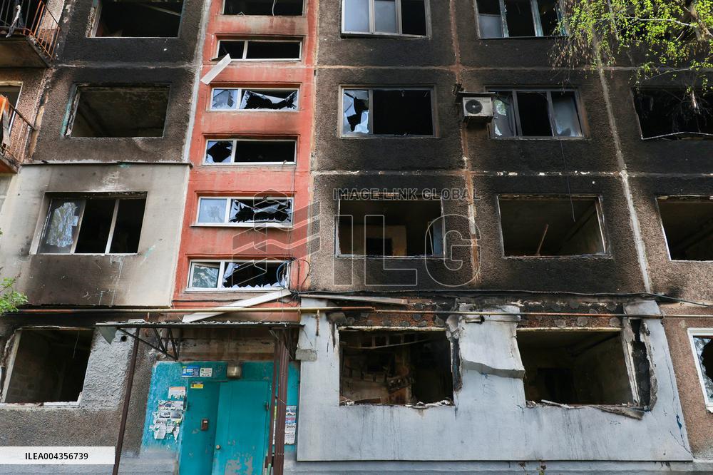 Pokrovsk destroyed by Russian shelling