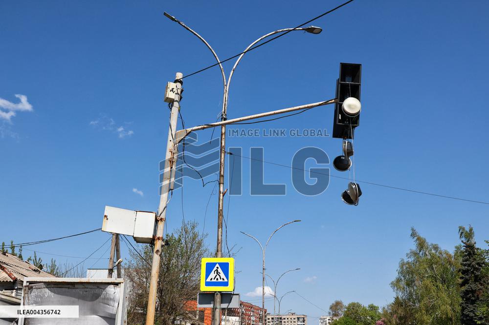 Pokrovsk destroyed by Russian shelling