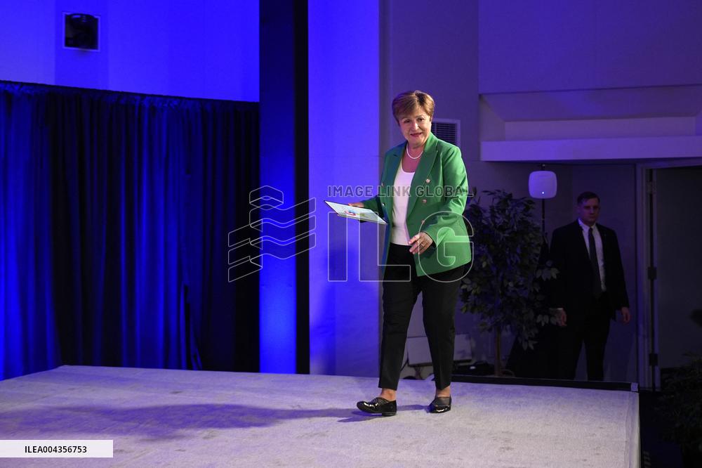 IMF Kristalina Georgieva press conference - Washington