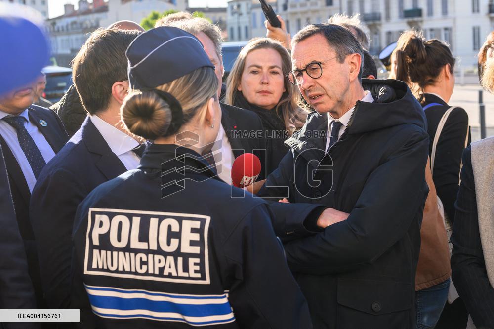 Minister Retailleau Reviews Security Measures in Marseille
