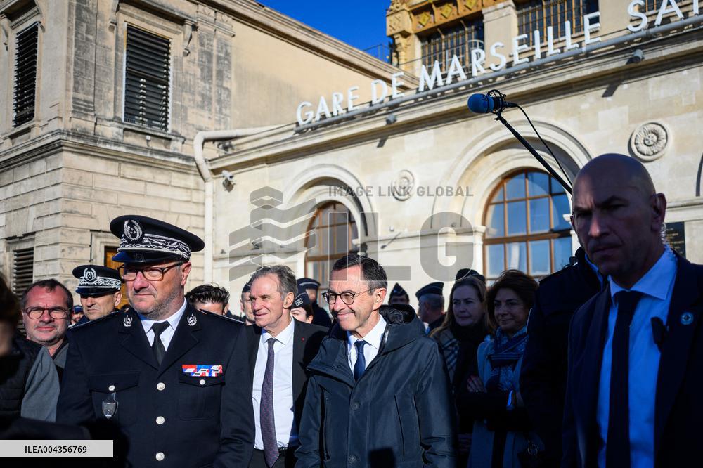 Minister Retailleau Reviews Security Measures in Marseille