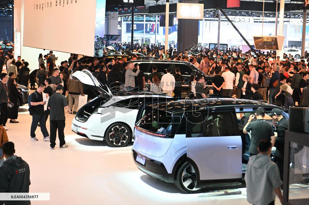 ZEEKR Booth at 2025 Shanghai Auto Show