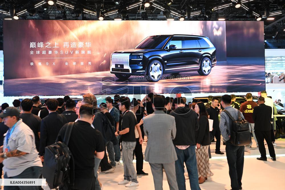 ZEEKR Booth at 2025 Shanghai Auto Show
