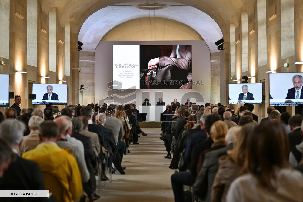 General meeting of Kering in Paris FA