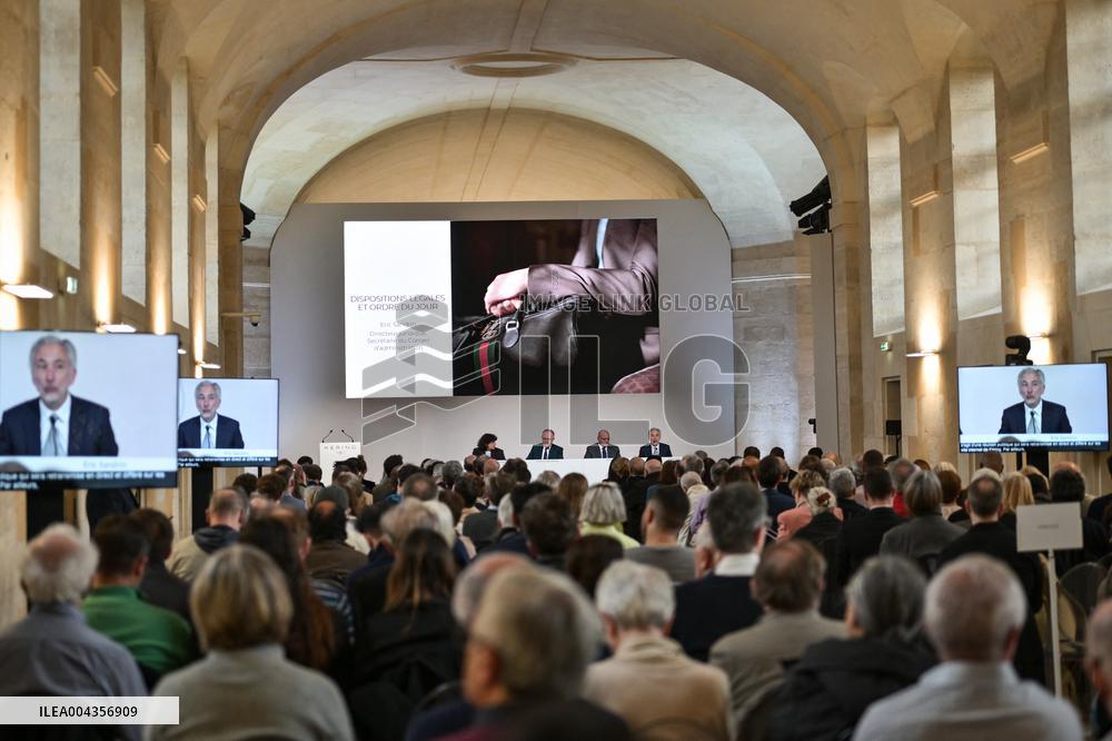 General meeting of Kering in Paris FA