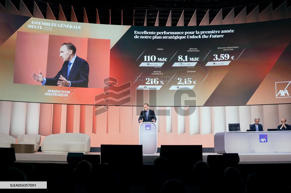General Assembly of Axa group - Paris AJ