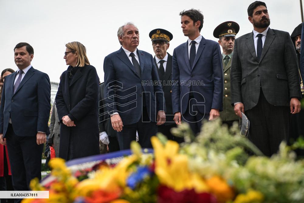 Annual commemoration of the Armenian genocide of 1915 in Paris - FA