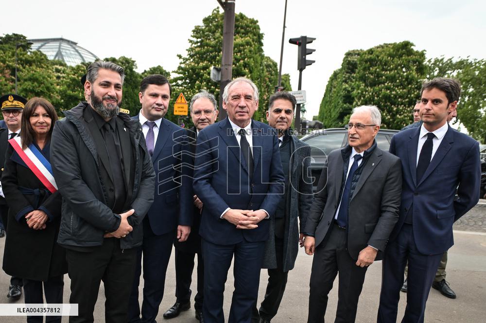 Annual commemoration of the Armenian genocide of 1915 in Paris - FA