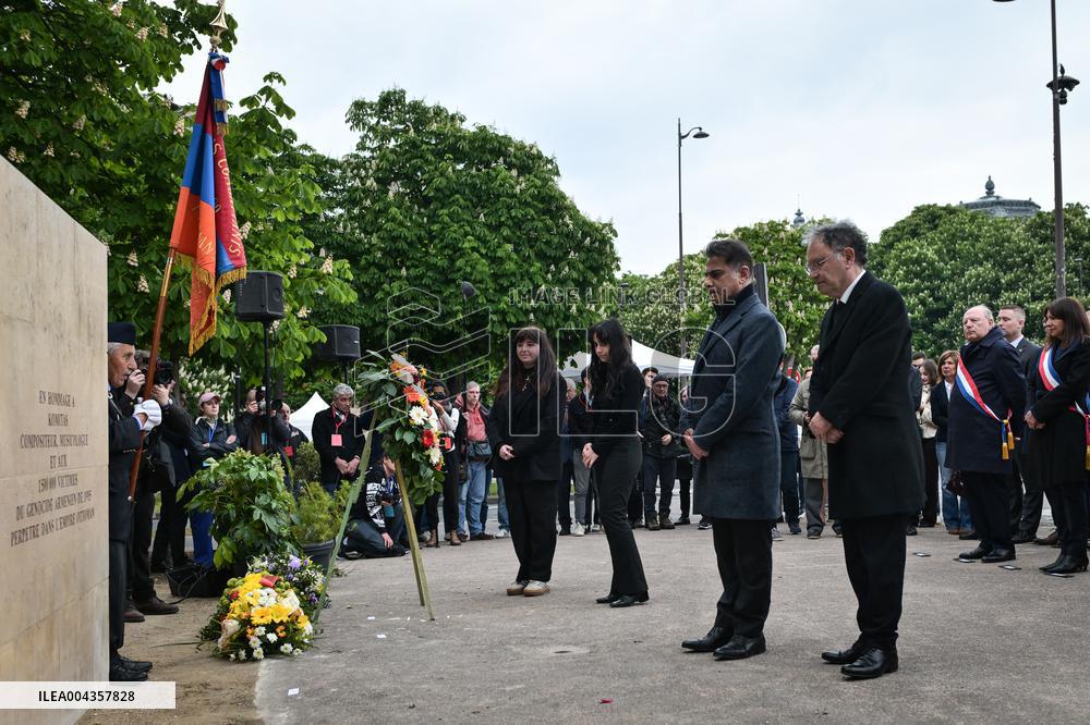 Annual commemoration of the Armenian genocide of 1915 in Paris - FA