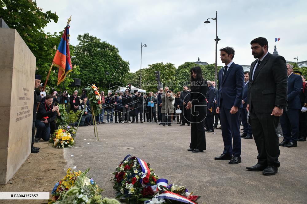 Annual commemoration of the Armenian genocide of 1915 in Paris - FA