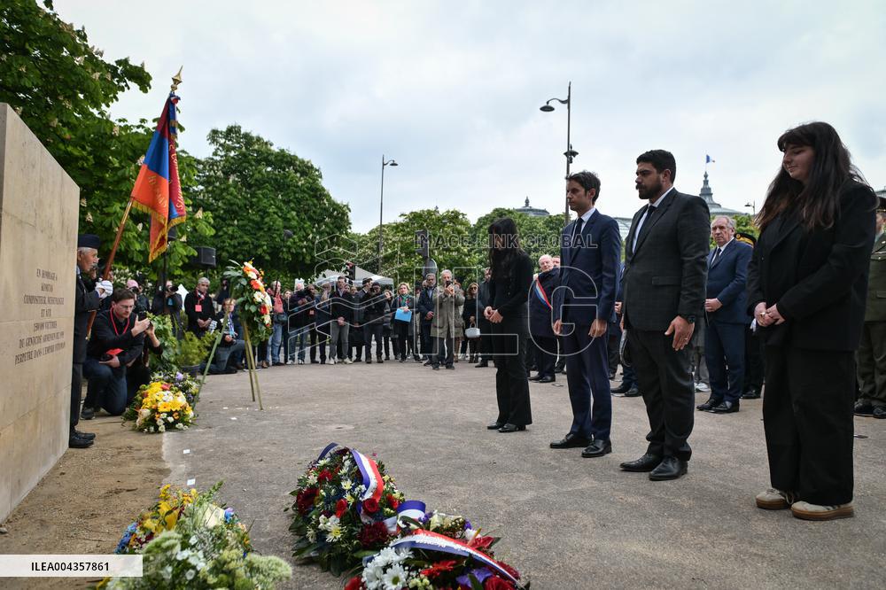 Annual commemoration of the Armenian genocide of 1915 in Paris - FA