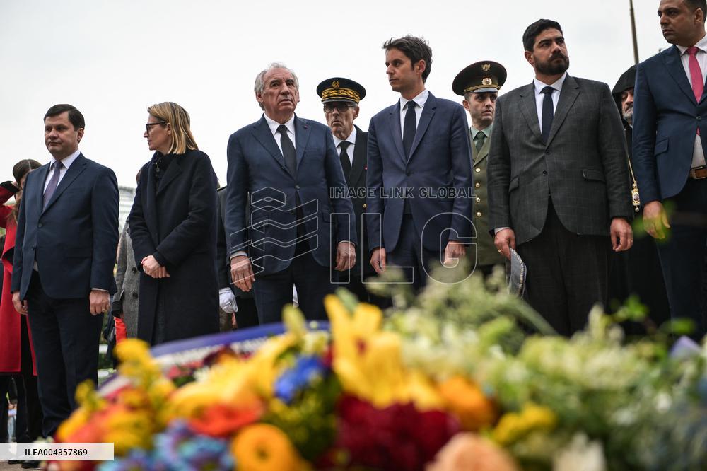 Annual commemoration of the Armenian genocide of 1915 in Paris - FA